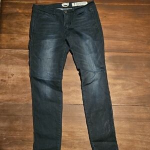 Indigo Rein Women's Deep Blue Skinny Jeans Size 9